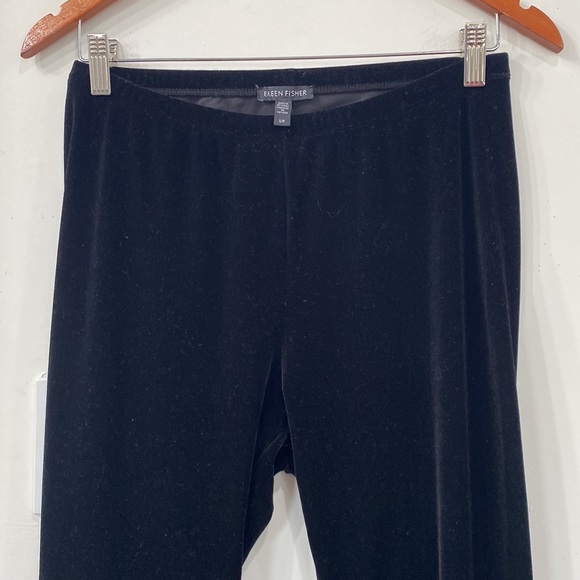 Eileen Fisher Black Velour Legging in size S - Picture 3 of 9